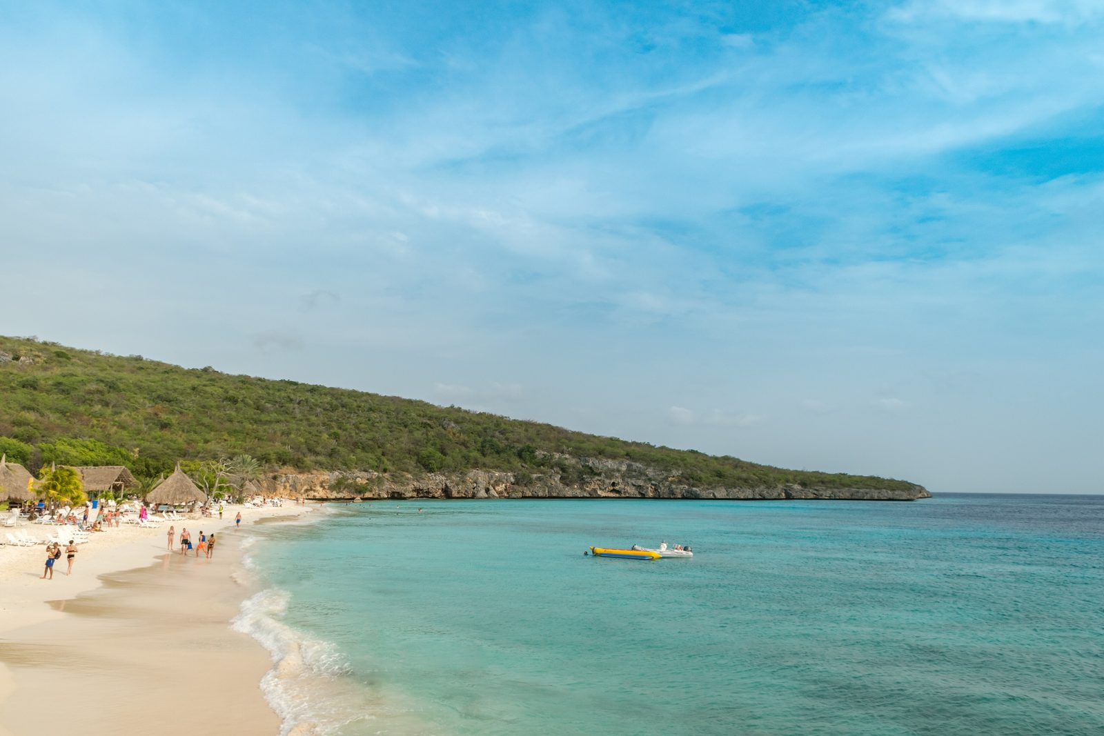 Cas Abao Beach from the air