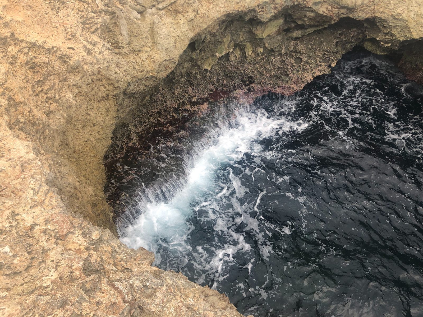 The rocky Watamula coast on Curaçao's north shore
