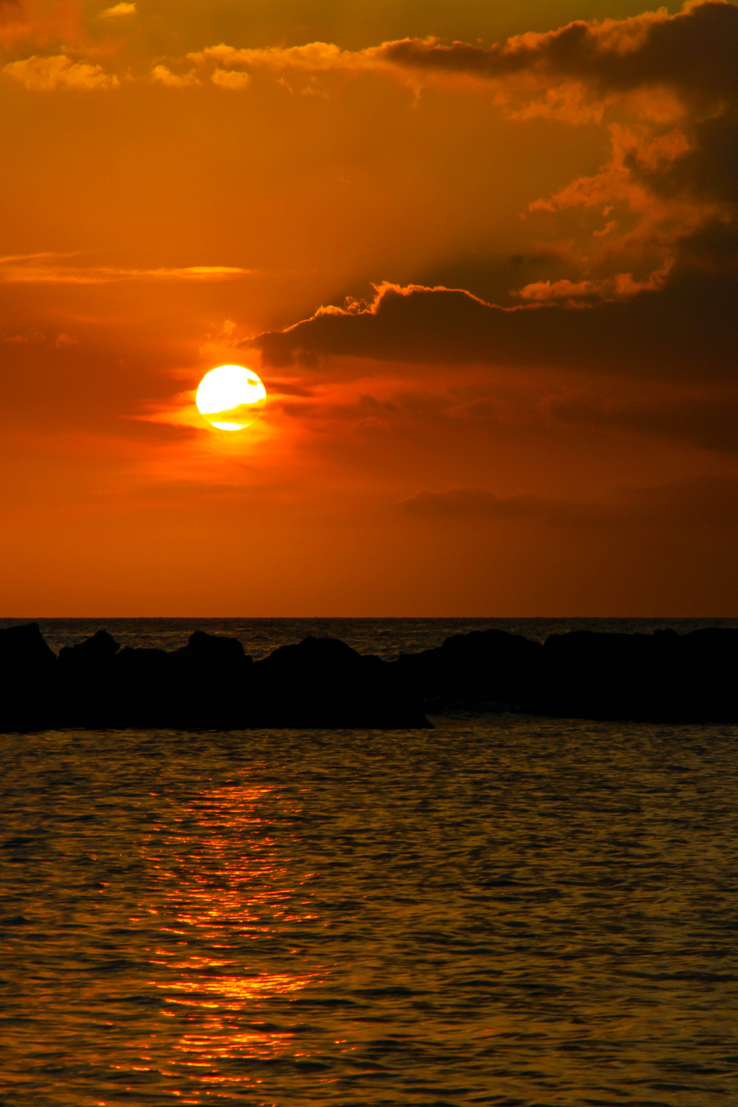 Sunset at Mambo Beach, Curaçao