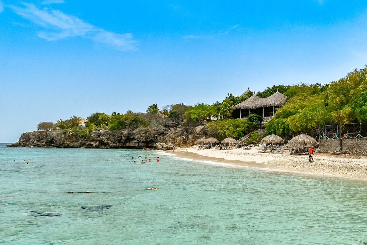 Playa Kalki beach at Westpunt, Curaçao